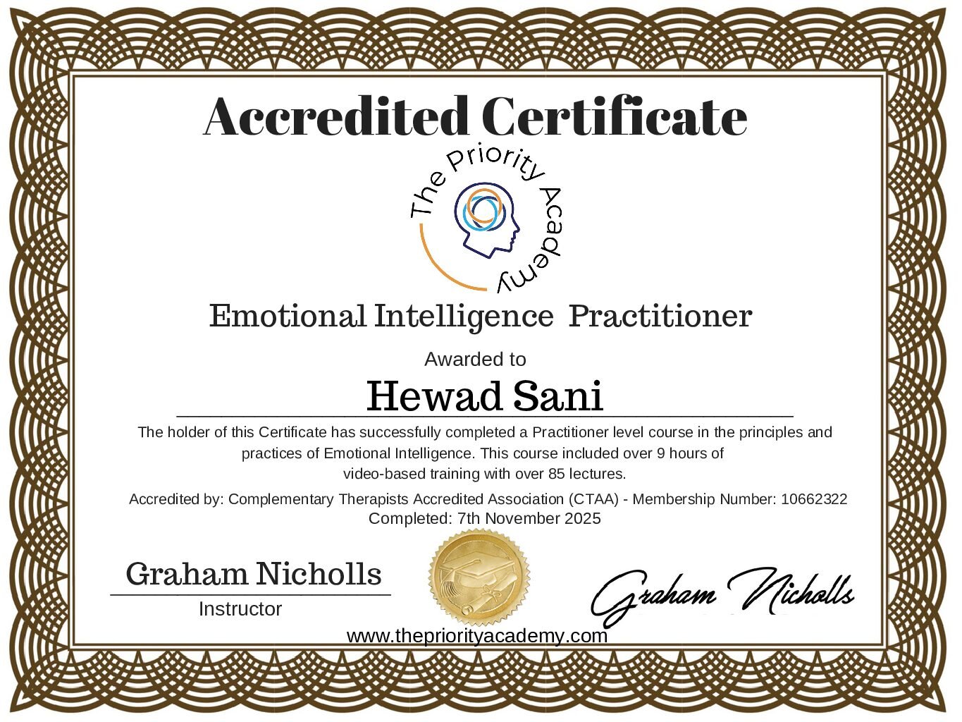 EI - Emotional Intelligence Practicioner